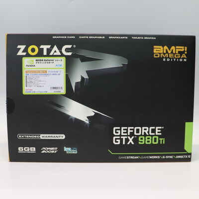 【札幌店】中古  ZOTAC ZT-90504-10P(GTX980Ti 6G GDR5) 3210014322 