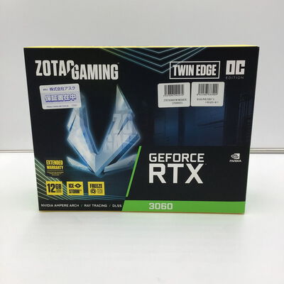 【白山FM松任店】中古  ZOTAC GAMING GeForce RTX 3060 Twin Edge OC(9288-2N630-301Z8) 4950001266 