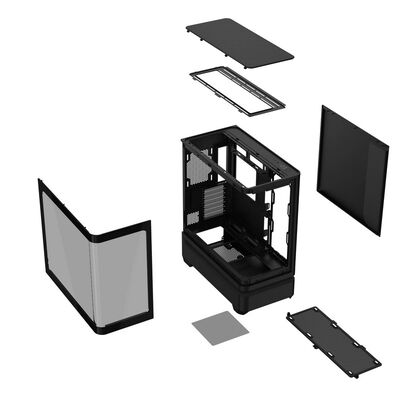 ASUS  PRIME AP304 TG BLACK (ATX ガラス ブラック) 