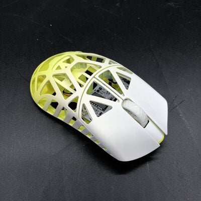 【宇都宮鶴田店】中古  WLMOUSE Beast X 8K Magnesium Gaming Mouse White&Yellow 5280001578 