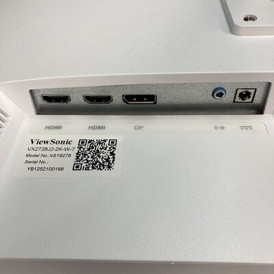 【広島店】中古  Viewsonic VX2728J2-2K-W-7 (27"W 2H1DP 240Hz WQHD) 3320005306 
