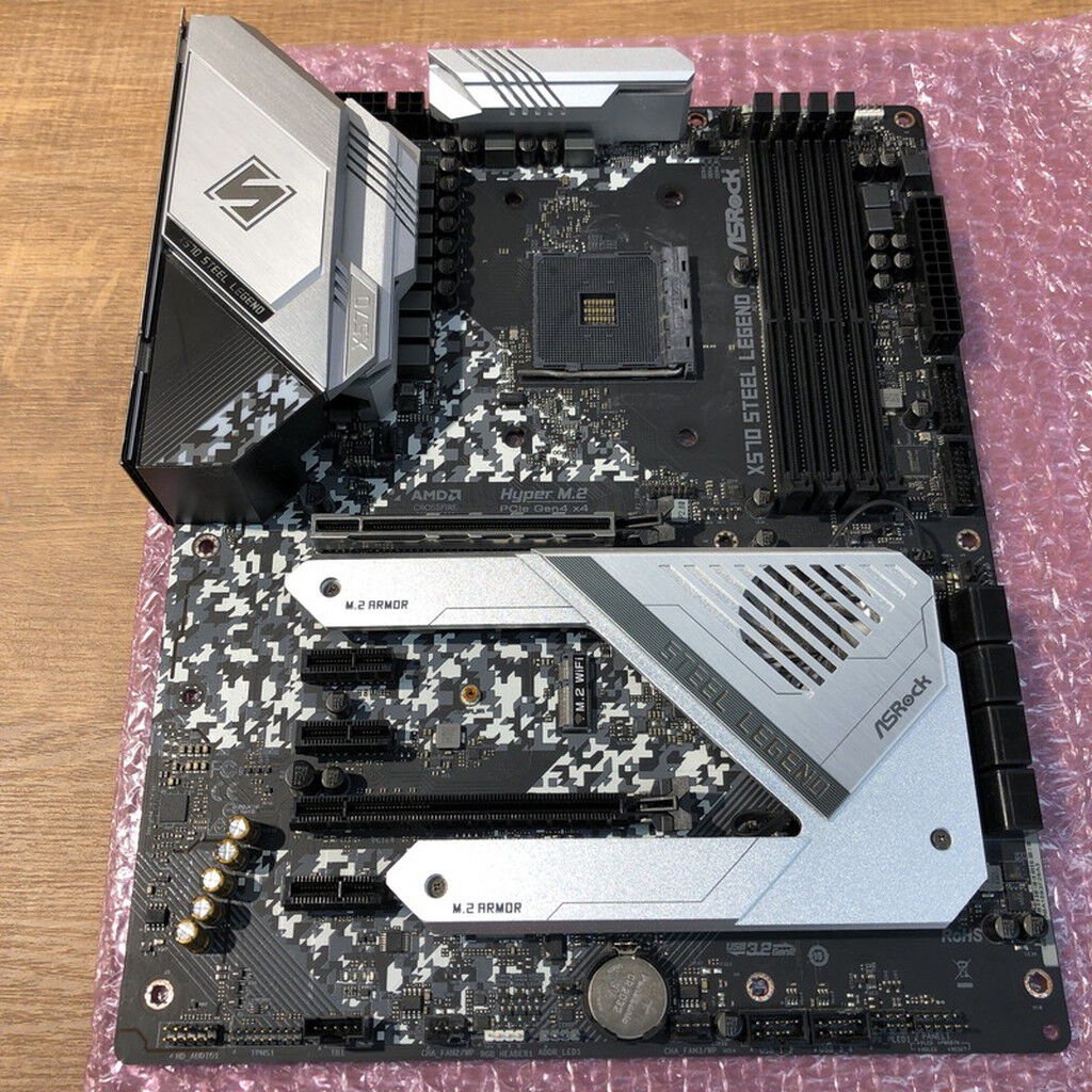 中古 ASRock X570 Steel Legend (X570 AM4 ATX DDR4) 140058 （317920