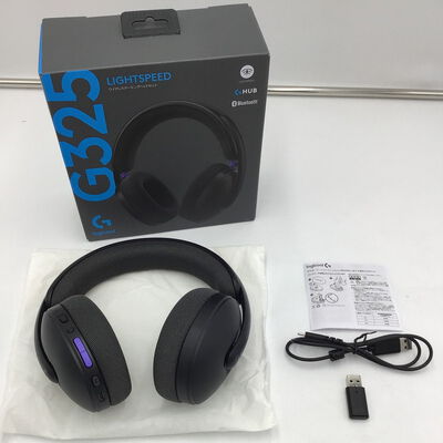 【白山FM松任店】中古  Logicool G325-BK (G325 LIGHTSPEED ワイヤレス ゲーミング ヘッドセット ブラック) 4950002319 
