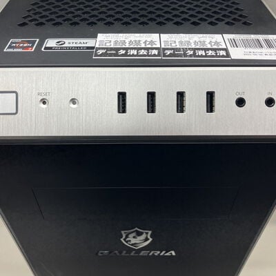 【町田店】中古  GALLERIA ZA7R-R38(Ryzen7 5800X/32GB/SSD2TB/HDD2TB/RTX3080/W11H) 3330003006 