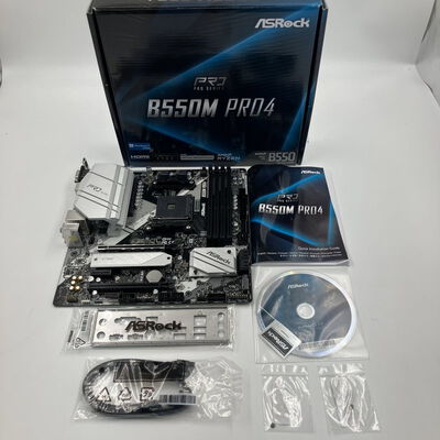 【なんば店】中古  ASRock B550M Pro4 (B550 AM4 mATX DDR4) 142938 