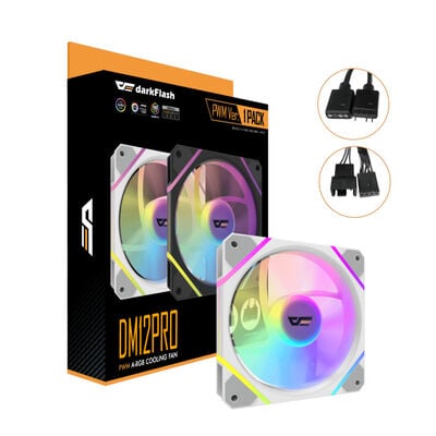 darkFlash  DM12PRO DF-DM12PRO-B-HQ1 (120mm ブラック ARGB) 