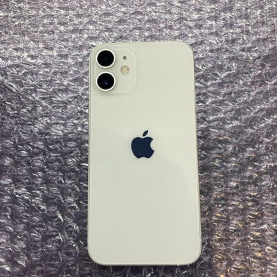 【千葉店】中古  【SIMロック解除済み】【au】Apple iPhone12 mini 5.4インチ 64GB (ホワイト)  MGA63J/A 155619 