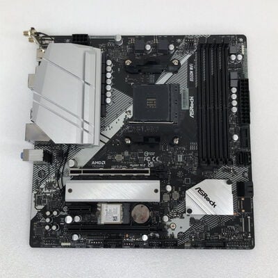 【津ラッツ店】中古  ASRock B550M WiFi (B550 AM4 mATX DDR4) 4990001728 