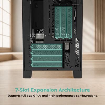 MONTECH  TEN Black (MicroATX ブラック) 
