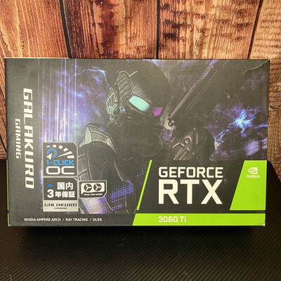 【富士青葉店】中古  玄人志向 GG-RTX3060Ti-E8GB/DF/LHR（RTX3060Ti 8GB） 3480037334 