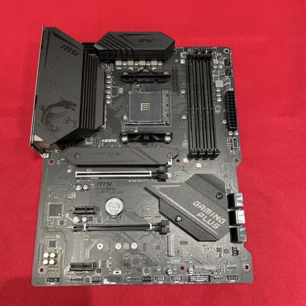 中古 MSI MPG B550 GAMING PLUS (B550 AM4 ATX DDR4) 142929