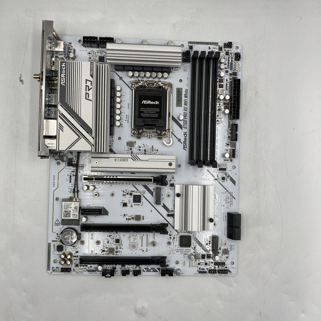 中古 ASRock B760 Pro RS WiFi White (B760 1700 ATX DDR5) 4510002684