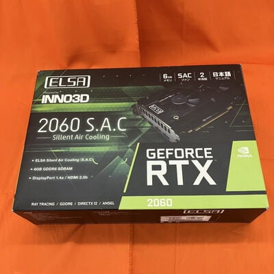 【なんば店】中古  ELSA GD2060-6GERS (RTX2060 6GB) 3280021239 