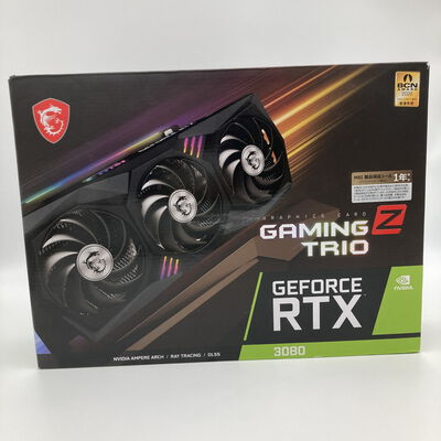 【神戸・三宮店】中古  MSI GeForce RTX 3080 GAMING Z TRIO 10G LHR (RTX3080 10GB) 3430006317 