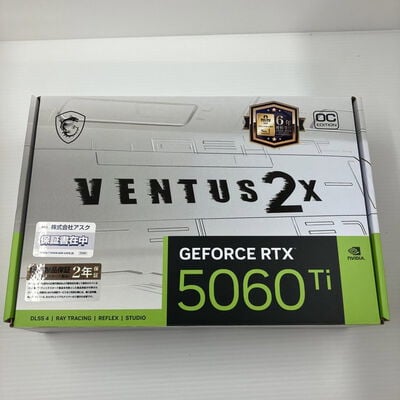 【秋葉原本店】中古  MSI GeForce RTX5060Ti 16G VENTUS 2X OC WHITE PLUS (RTX5060Ti 16GB) 3410015159 
