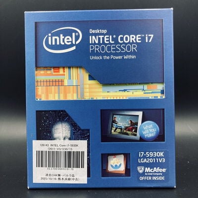 【熊本浜線店】中古  INTEL Core i7-5930K (2011-V3/3.50/15M/C6/T12) 126143