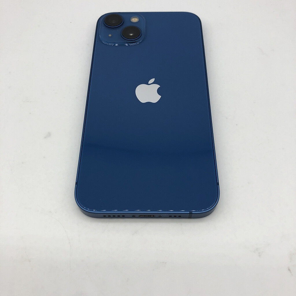 中古 【au版SIMフリー】Apple iPhone13 6.1インチ 128GB (ブルー