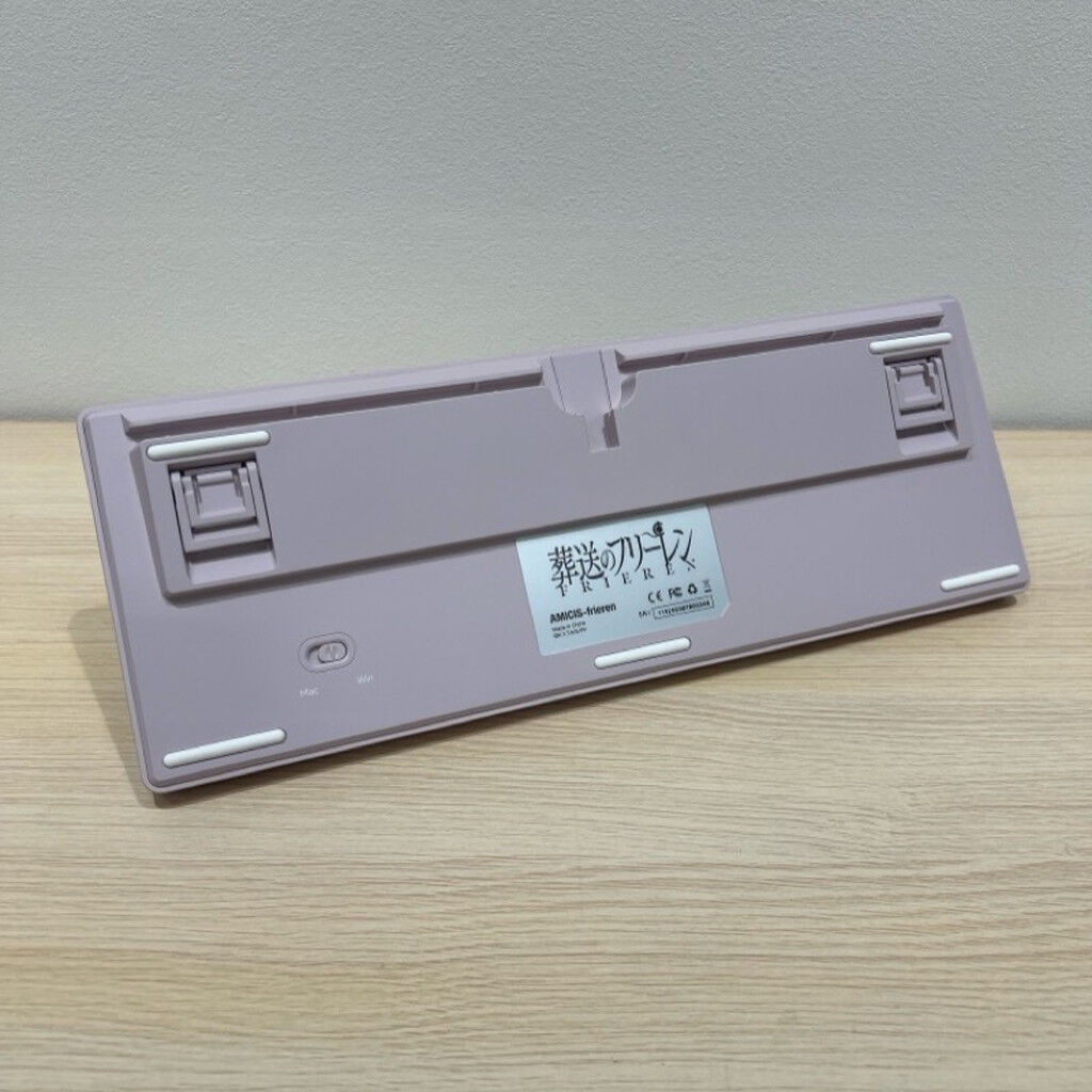 中古 AMICIS ゲーミングキーボード 日本語配列 80HE 葬送のフリーレン