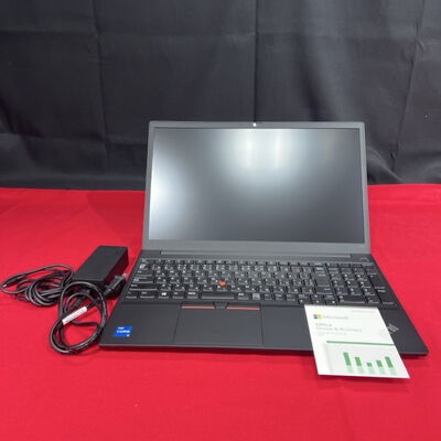 【静岡東瀬名店】中古  LENOVO E15 Gen2 MSO 指紋認証あり (Intel Core i5 1135G7 2.4GHz/8GB/SSD256GB/-/オンボード/15.6/1920x1080/GbE/Wi-Fi/WEBCAM/W11P/Microsoft Office Home and Business 2024) 188565 