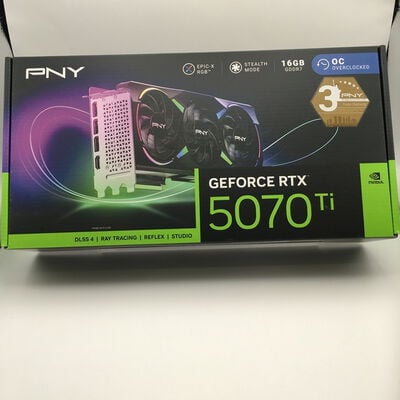 【佐賀南部バイパス店】中古  PNY GeForce RTX 5070 Ti 16GB ARGB Overclocked TripleFan 5250001114 