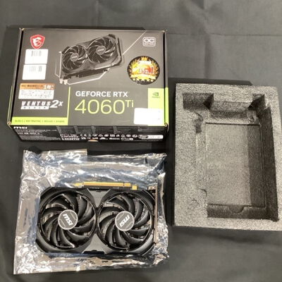 【静岡東瀬名店】中古  MSI GeForce RTX 4060 Ti VENTUS 2X BLACK 8G OC (RTX4060Ti 8GB) 158559 