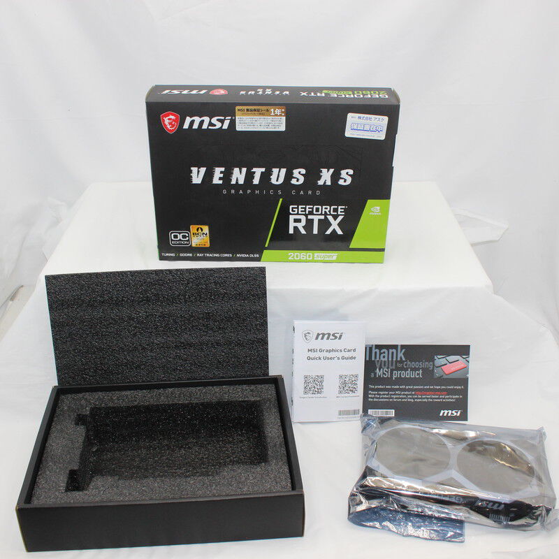 中古 MSI GeForce RTX 2060 SUPER VENTUS XS J OC（RTX2060SUPER 8GB