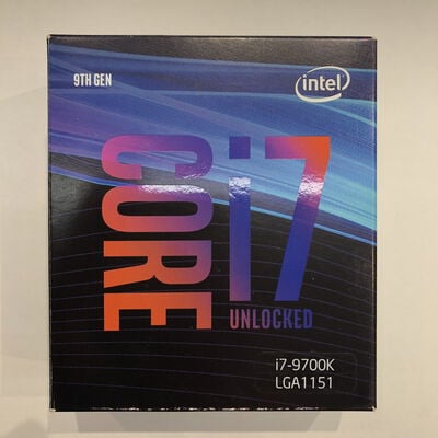 【福山ココローズ店】中古  INTEL Core i7 9700K (1151/3.60GHz/12M/C8/T8) 138481 