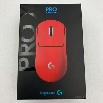 【新潟店】中古  Logicool PRO X SUPERLIGHT Wireless Gaming Mouse G-PPD-003WL-RD 195625 