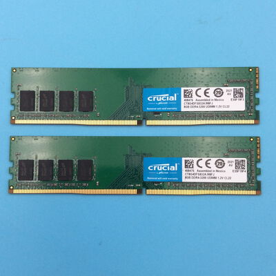 【秋葉原本店】中古  8GB 2枚組(合計16GB) PC4-25600/DDR4-3200 デスクトップ用 190923 