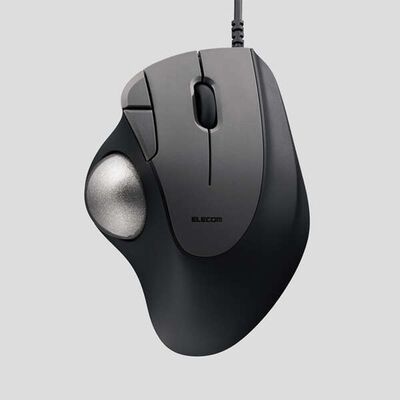 エレコム  M-IT10URBK (有線トラックボール IST 5ボタン 人工ルビーモデル ブラック) 
