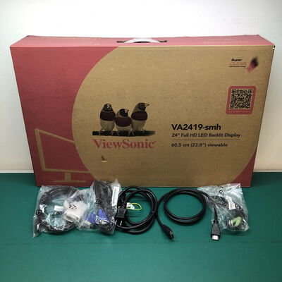【津ラッツ店】中古  Viewsonic VA2419-SMH-7 (23.8”W 1A1H 5ms IPS) 182907 
