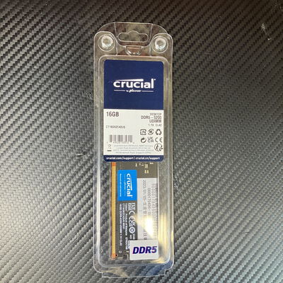 【富士青葉店】中古  Crucial CT16G52C42U5.M8G1(DDR5 PC5-41600 16GB) 183231 