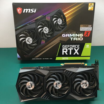 【佐賀南部バイパス店】中古  MSI GeForce RTX 3070 GAMING X TRIO (RTX3070 8G) 143901 