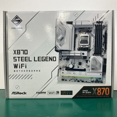 【神戸・三宮店】中古  ASRock X870 Steel Legend WiFi (X870 AM5 ATX DDR5) 172202 