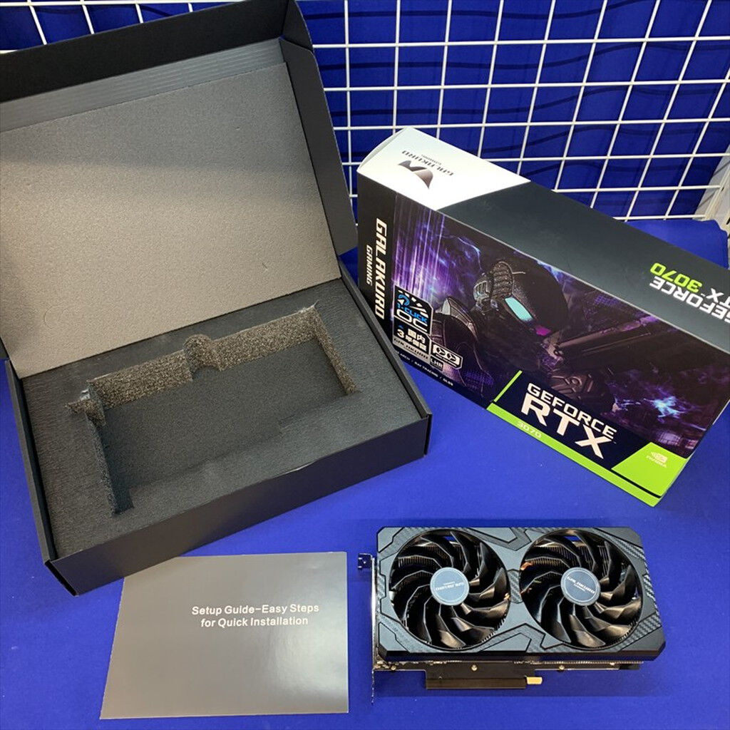 中古 玄人志向 GG-RTX3070-E8GB/OC/DF/LHR (RTX3070 8G) 3400009179