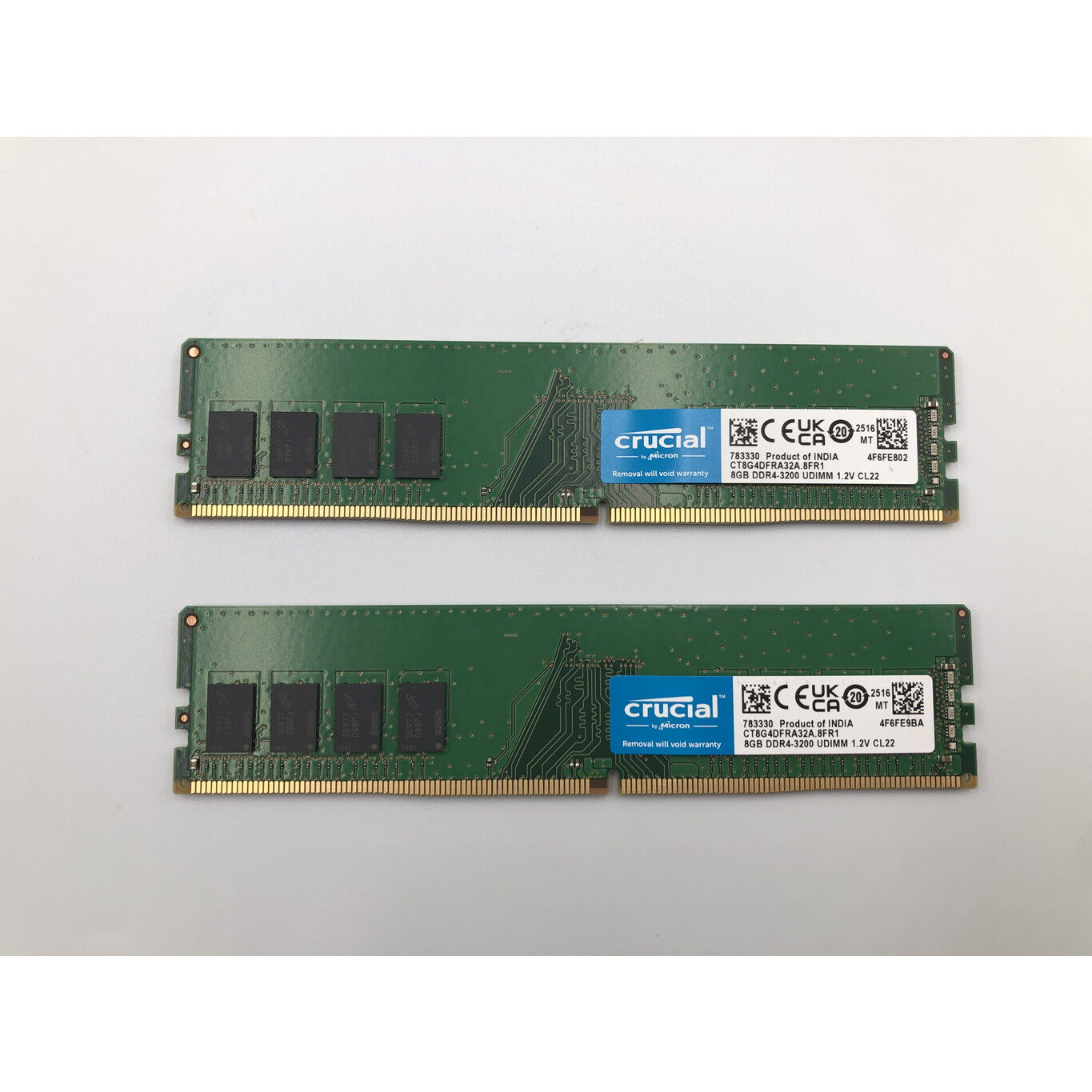 中古 Crucial CT2K8G4DFRA32A (DDR4 PC4-25600 8GBx2) 4680003559