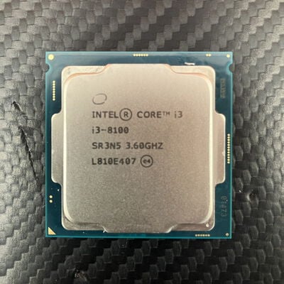 【富士青葉店】中古  INTEL Core i3 8100 (1151/3.60GHz/6M/C4/T4) 136202 