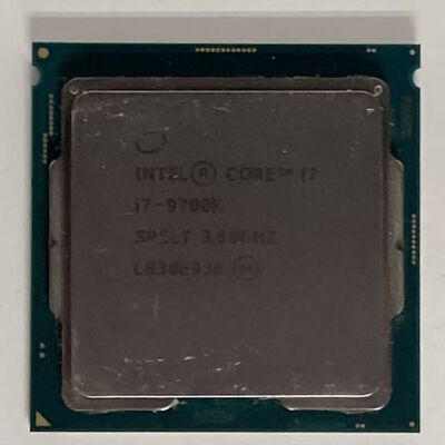 【八王子店】中古  INTEL Core i7 9700K (1151/3.60GHz/12M/C8/T8) 138481 