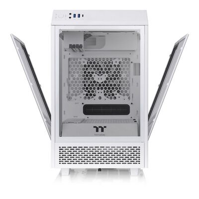 Thermaltake  The Tower 100 Snow Edition CA-1R3-00S6WN-00 (Mini-ITX ガラス ホワイト) 