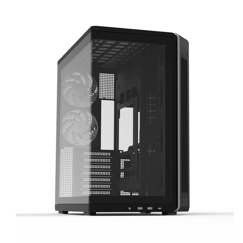 ZALMAN P60 Black (ATX ガラス ブラック) ｜ パソコン通販のドスパラ