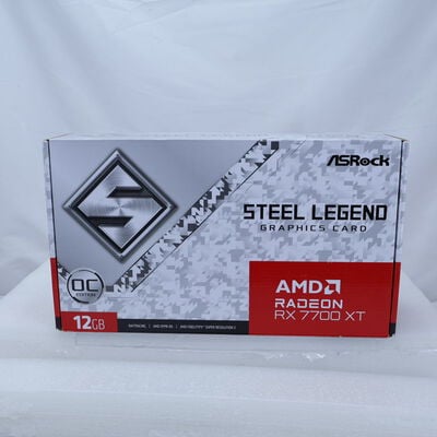 【通販センター】中古  ASRock RX7700XT SL 12GO(RX7700XT Steel Legend OC) 3470003261 
