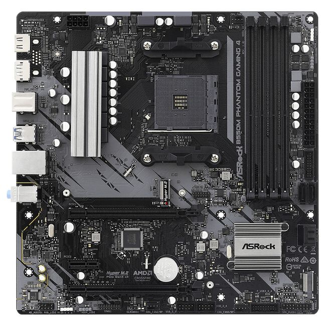 ASRock B550M Phantom Gaming 4 (B550 AM4 MicroATX) ｜ パソコン通販 