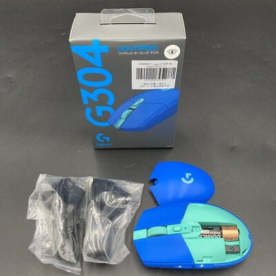 【熊本浜線店】中古  Logicool G304-BL (LIGHTSPEED ワイヤレスゲーミングマウス ブルー) 5370000617 