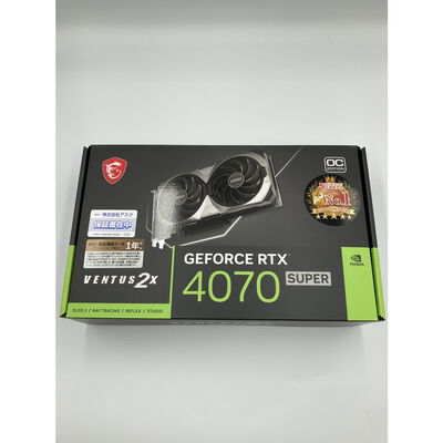 【水戸赤塚店】中古  MSI GeForce RTX 4070 SUPER 12G VENTUS 2X OC (RTX4070 SUPER 12GB) 163393【8/14価格改定!】 