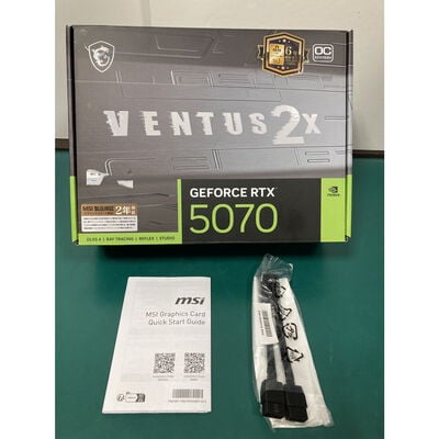 【富山本郷店】中古  MSI GeForce RTX 5070 12G VENTUS 2X OC 4760000910 