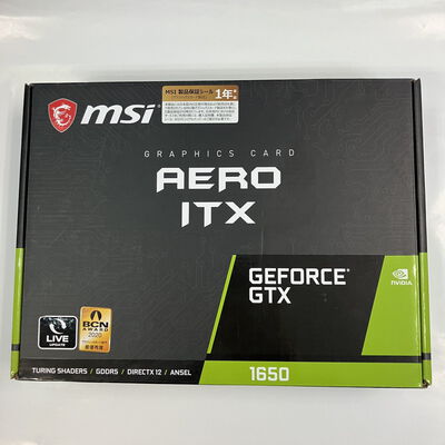 【仙台店】中古  MSI GeForce GTX1650 SUPER AERO ITX OC (GTX1650 SUPER 4GB) 141896 