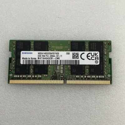 【新潟店】中古  DDR4 PC4-25600 32GB SODIMM ノート用 148255 