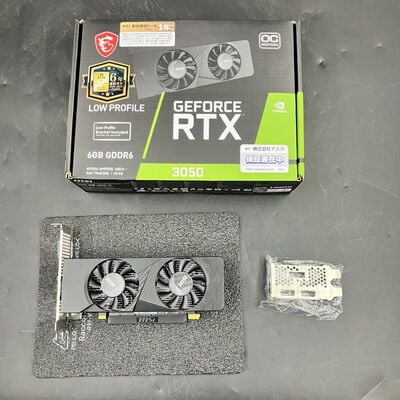 【大須店】中古  MSI GeForce RTX 3050 LP E 6G OC 3120024294 