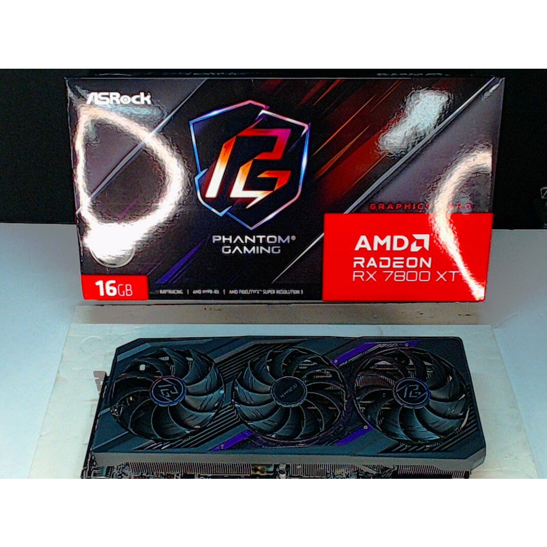 中古 ASRock RX7800XT PG 16GO RX7800XT Phantom GamingOC