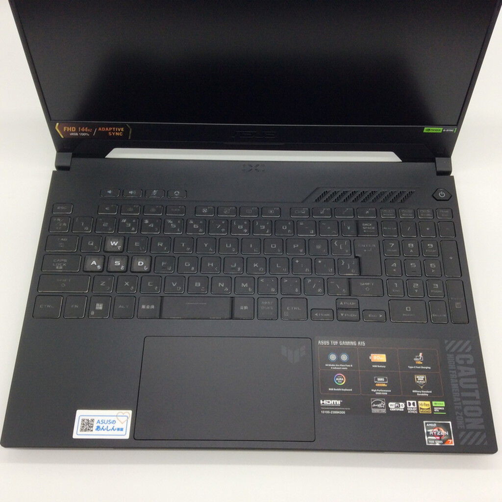 中古 ASUS FA507NVR-R74R4060(Ryzen 7 7435HS/16GB/SSD512GB/なし